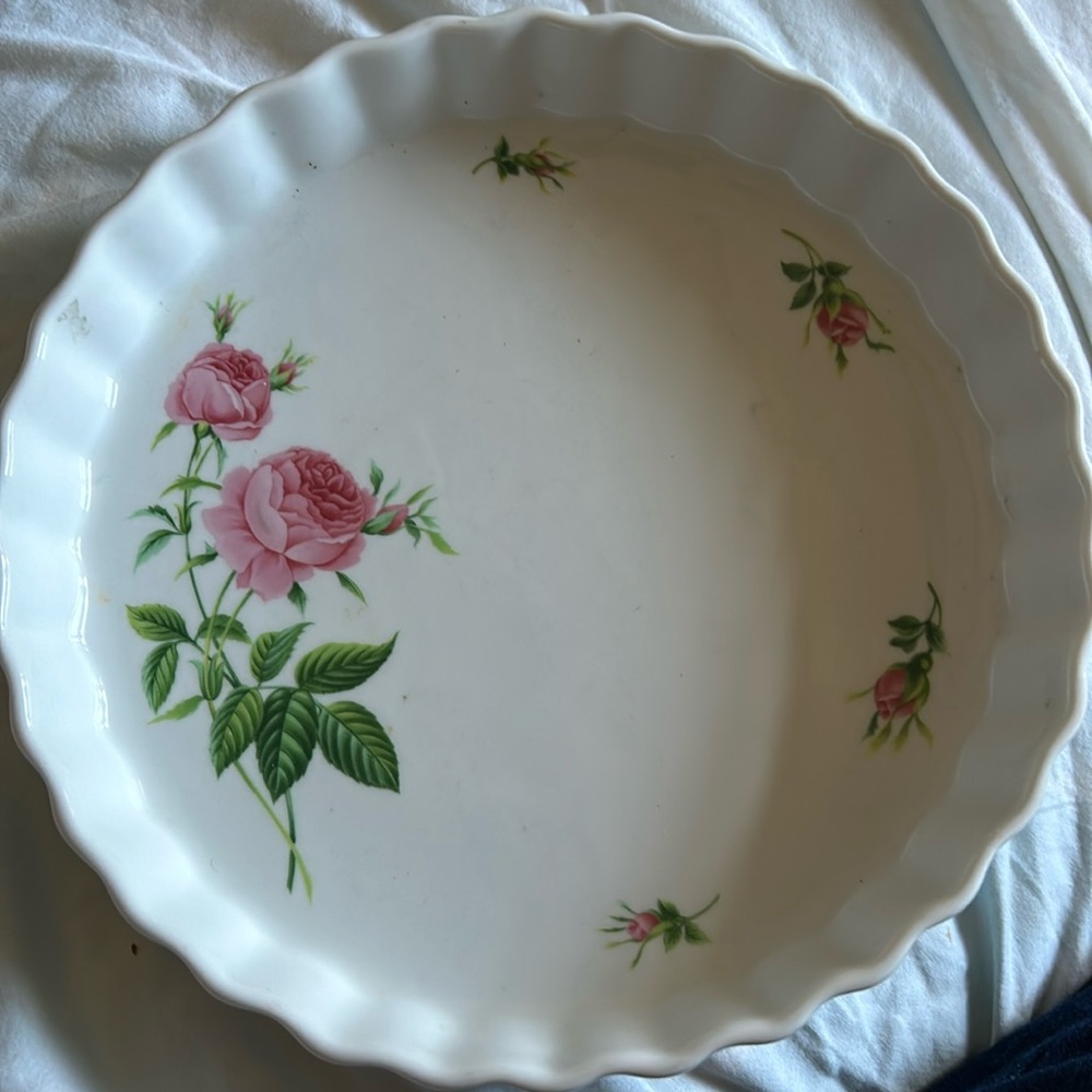 Vintage Christineholm quiche dish